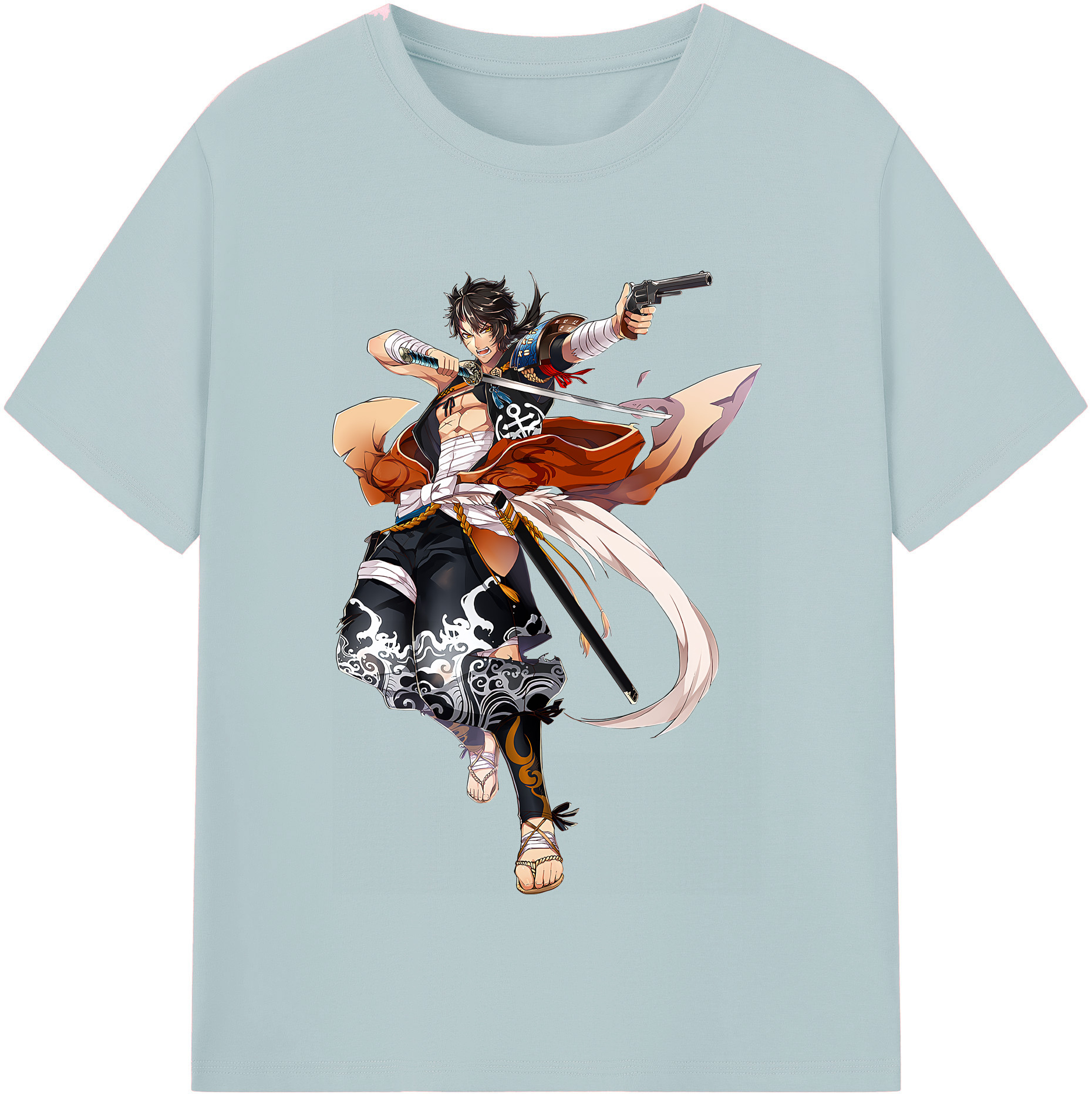 （画像用） 刀剣乱舞 Touken Ranbu 綿100％半袖Tシャツ（フロントプリント）